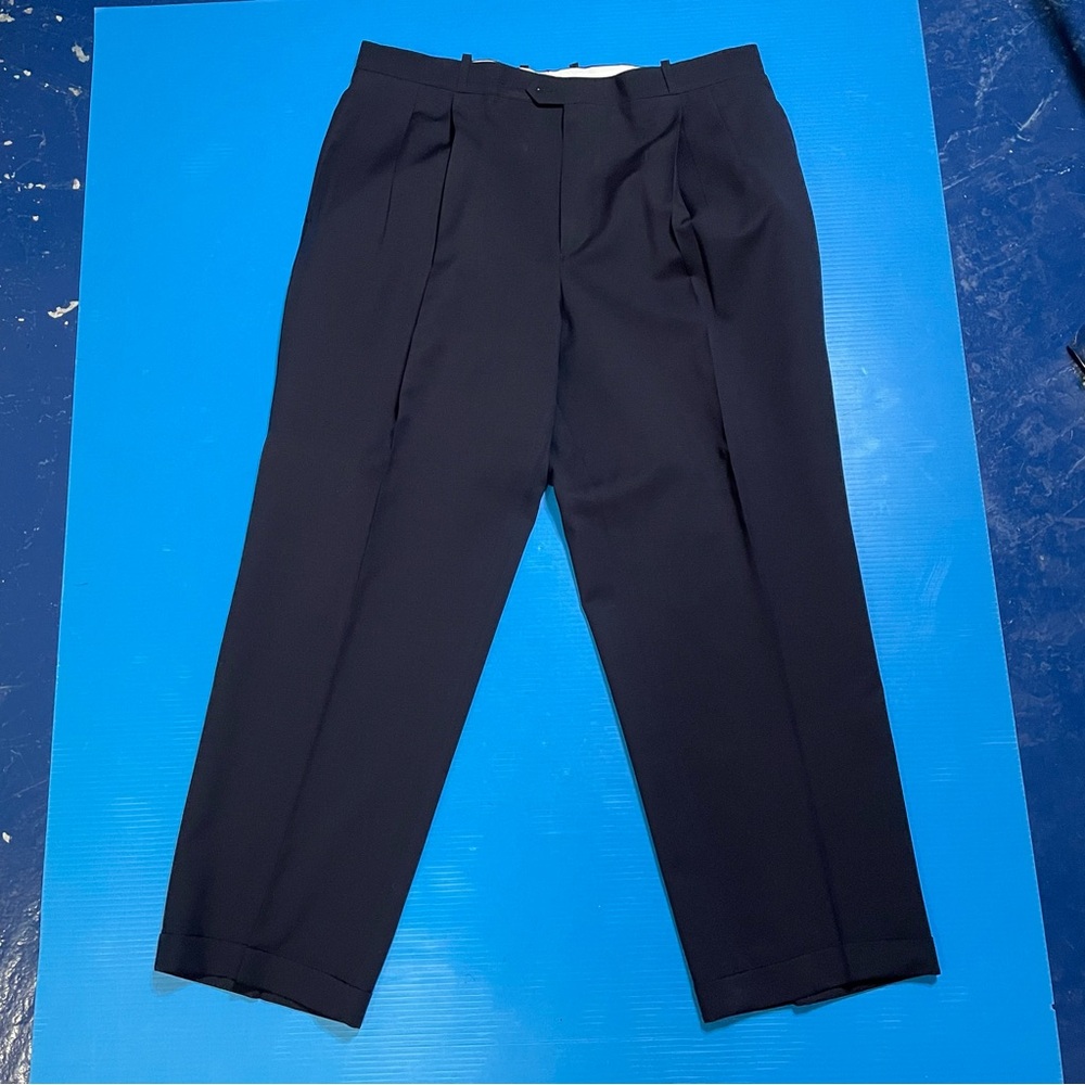RODIER Men's Elegant Dark‎ Blue Dress Pants